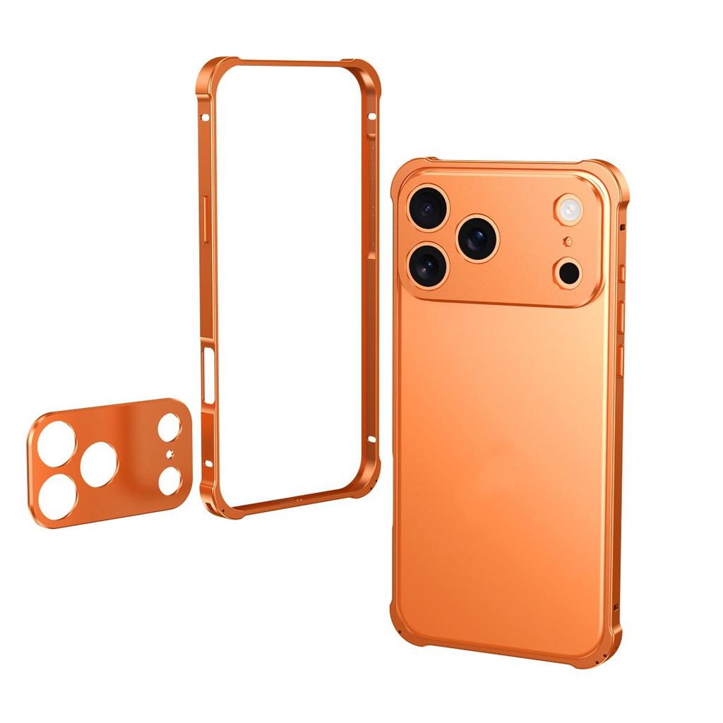 Star Jiaoji mobile phone case is suitable for Apple 17PROMAX high-grade 16 alloy lens film 13PRO independent button