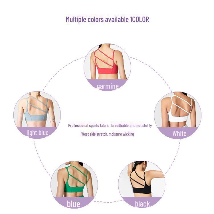 Women's Sleeveless Asymmetrical Yoga Top with Chest Pad – High-End Design for Sports, Fitness, and Running