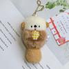 Cartoon Little Otter Plush Pendant Otter Doll Holding Shells Schoolbag Decoration Small Pendant Keychain Cute Birthday Gift
