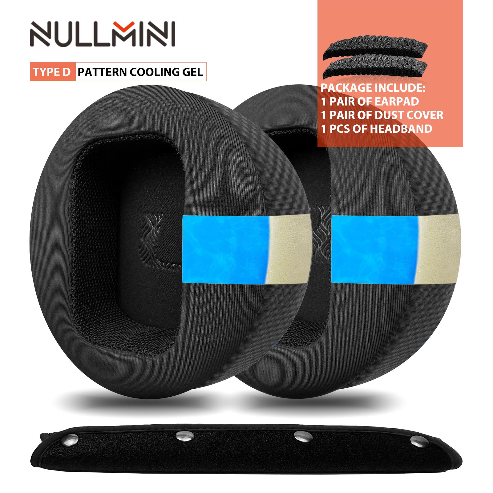 Nullmini Earpads Replacement Ear Cushion Sleeve Earmuffs Headband Suitable for Oneodio Studio Wireless Pro Headphones