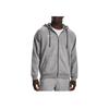 Under Armour Rival Fleece Full-Zip Hoodie With Solid Color Logo Print Men Tops Grey 1379767-025