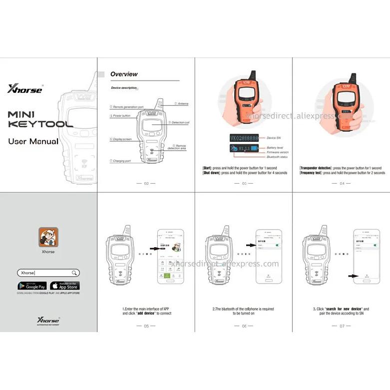 Global Version Xhorse VVDI Mini Key Tool Remote Key Programmer