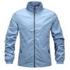 Frühling und Herbst Herren Outdoor-Sport und Freizeit Locker Trend Vielseitig Einfarbig Kapuzenoberteil Jacke Jacke Herren