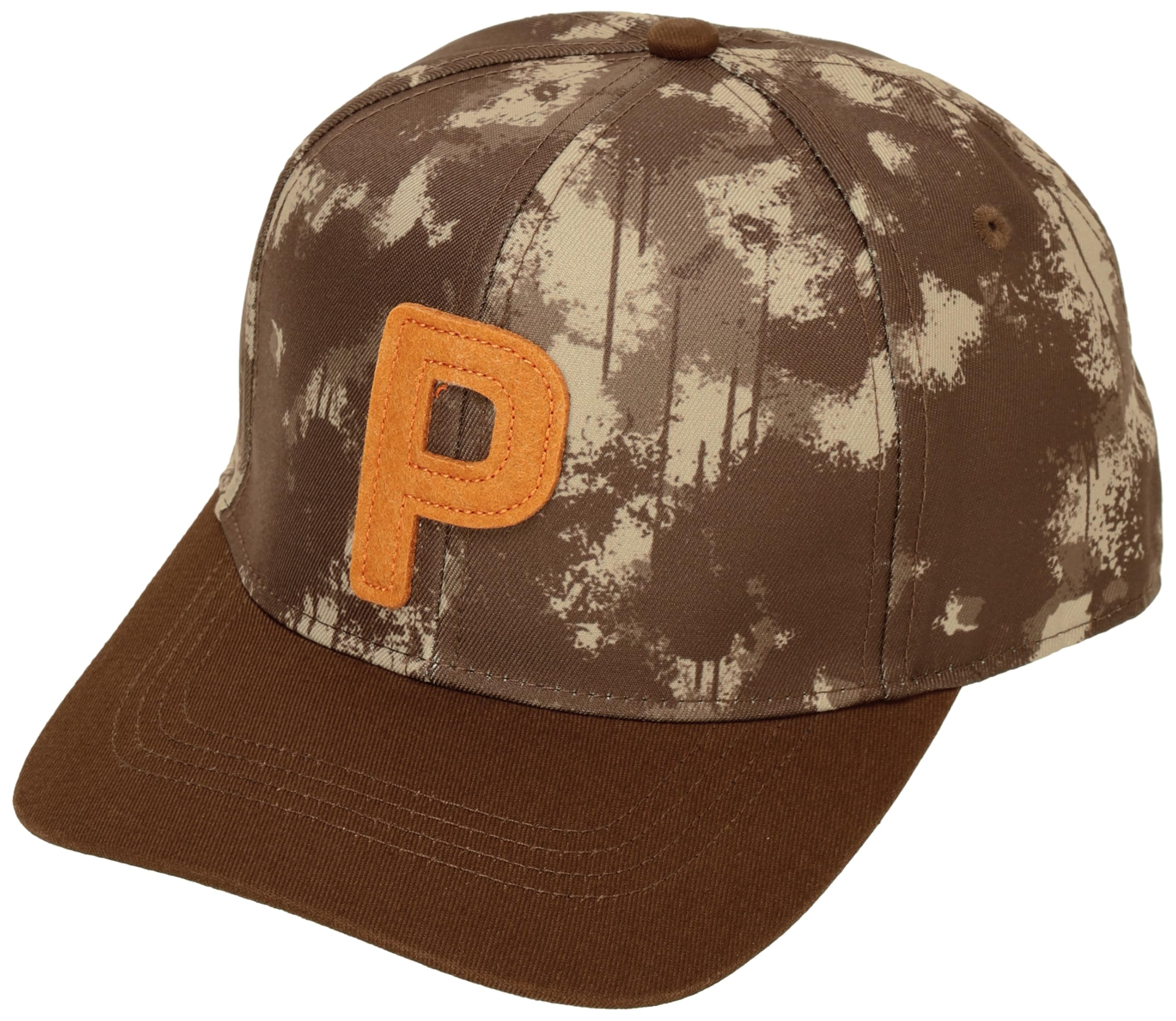

PUMA Golf P AOP P Logo Cap in Espresso Brown Men s (026035)