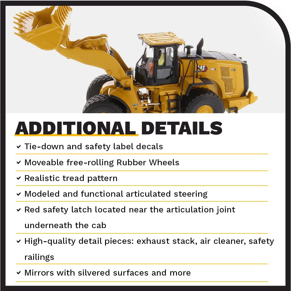 Caterpillar CAT 980XE Wheel Loader 1/50