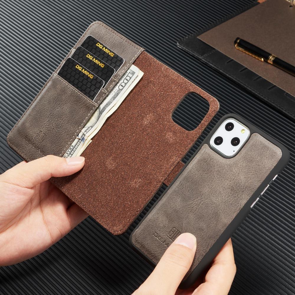 Magnetic 2 In 1 Removable Wallet Flip Case For iPhone15 14 Plus 12 11 13 Pro MAX XR XS Case Luxury Detachable Leather Back Cover