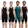 Gilet de Combinaison sans Manches à Fermeture Éclair Avant 2MM DIVE&SAIL pour la Protection en Eau Froide pour la Plongée avec Masque et Tubage & le Surf