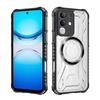 KEYSION Custodia Magnetica Trasparente per Realme C85 5G Silicone Morbido+PC Resistente agli Urti Cover Posteriore per OPPO Realme C85