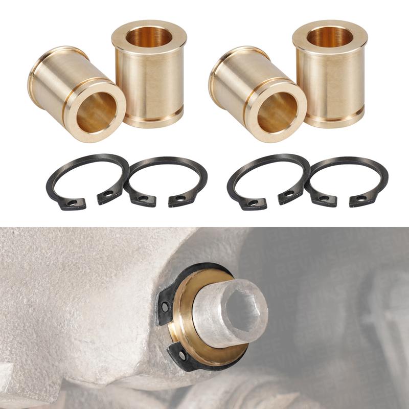 BEVINSEE Messing Bremssattel Führungsbuchsen Satz für BMW E39 E34 E82 E46 E36 E90 E91 E92 E93 E30, Ersatz für 34216869617