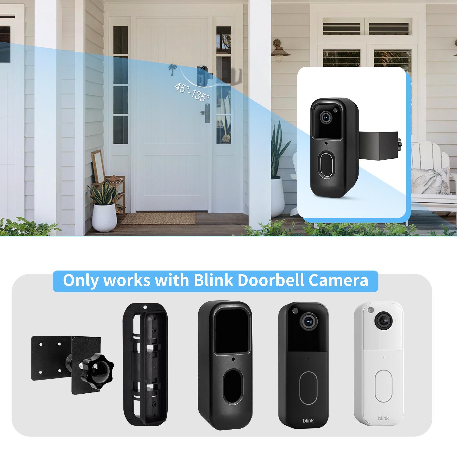 Adjustable Bracket & Shell for Blink 2nd Gen Doorbell - Cross-border New Style