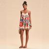 Women's Summer 2025 Casual Floral Strappy Jumpsuit