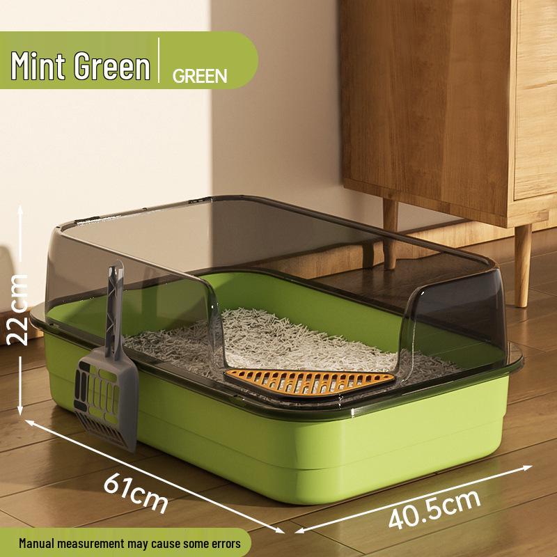Extra Large High-Sided Anti-Tracking Cat Litter Box