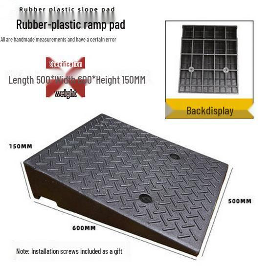 Rubber Speed Bump & Threshold Ramp for Home and Car