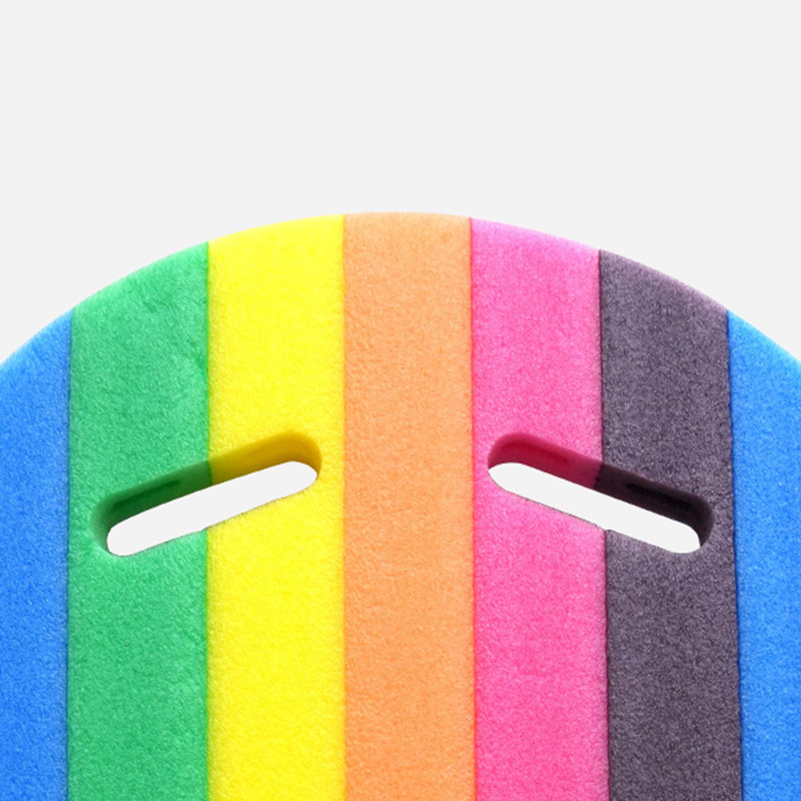 Rainbow Swimming Float Kick board Swimming Training Auxiliary Board Swim Pool Float Kick Exercise Equipment Training Aid CN