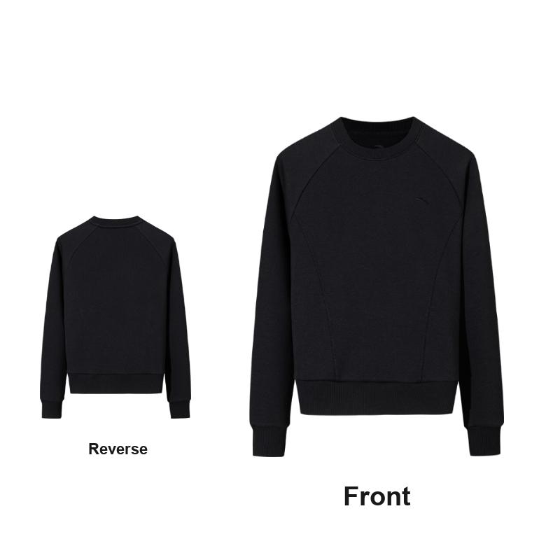 Anta Autumn Comprehensive Training Hoodie Women Hoodies Black 962537705-5