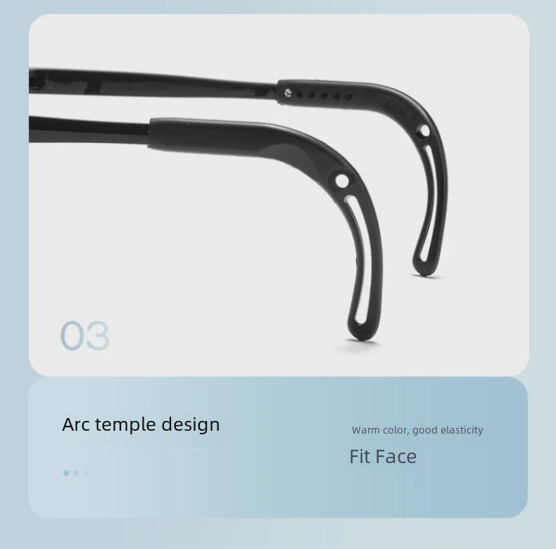 Adjustable Silicone Temple Myopia-Preventive Glasses Frame for Boys & Girls