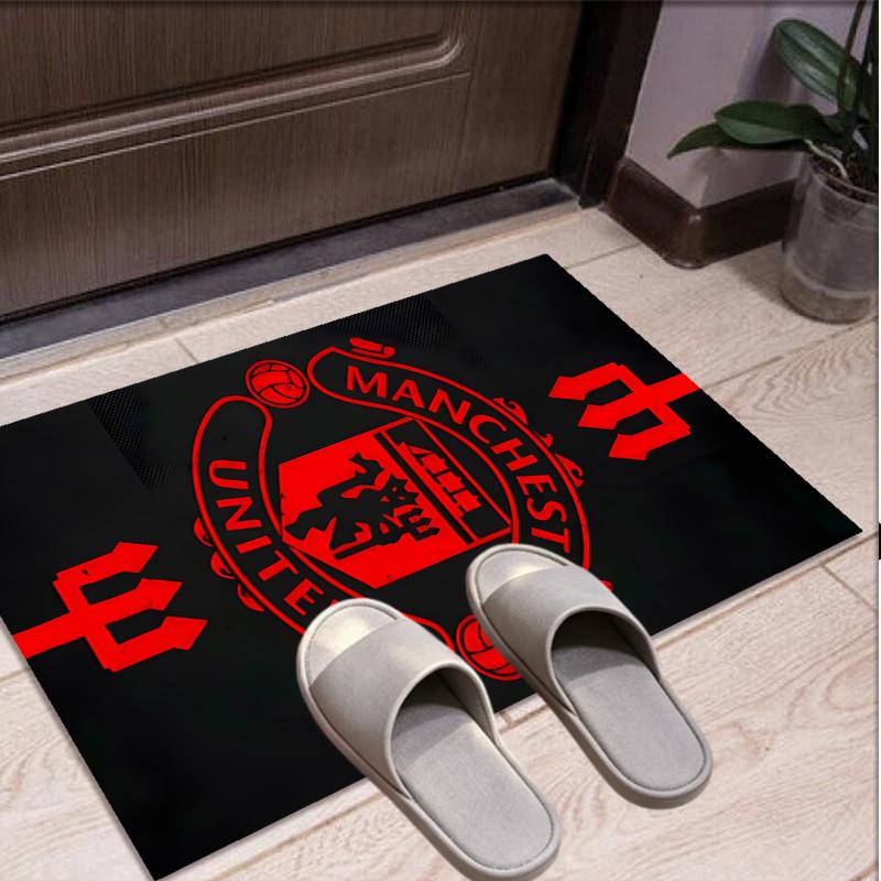 Football United F.C Pattern Rug, Indoor/Outdoor Mat, for Picnic, Gameroom, Bedroom, Office, Living Room, Home Decor Carpet, Birthday Gift