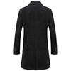 Neue Winter Herren Kaschmir Business Casual Mäntel Trenchcoats Mann Fleece Warme Wollmischungen Hochwertige Mann Lange Jacken 3XL