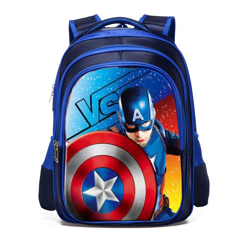 Marvel Avengers Kids Backpack Set With Iron Man Captain America Spider-man Perfect For Any Adventure!