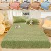 Coral Velvet Bedsheet Bedspread Milk Velvet Mattress Protective Cover Winter Plush Insulation Bedspread