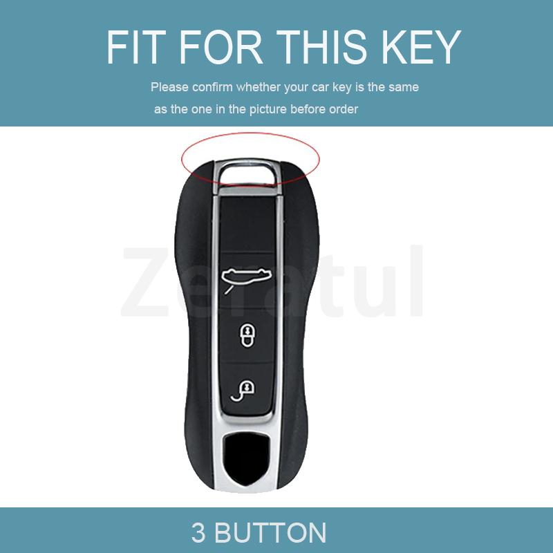 For Porsche Cayenne Macan Panamera 971 - Fits 4 Gts Turbo 4S Tpu Car Key Fob Case Keyless Protective Shell Keychain Accessories
