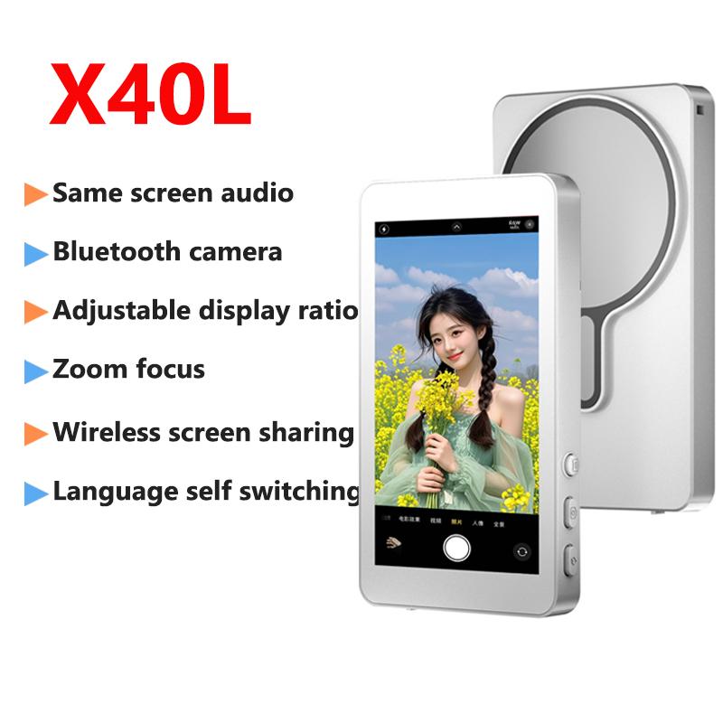 Phone Wireless Magnetic Selfie Monitor Screen For Smartphone Vlog Live Stream Video Recording Phone Rear Camera Selfie New