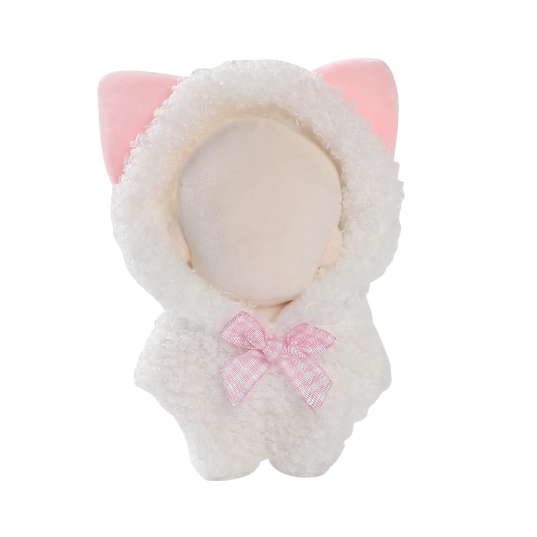 Плюшевая одежда с японскими цифрами 10см 11см 12см Плюшевый наряд Oshi-Nui Chibi-Nui Серия Животные (Белая кошка)