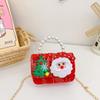 Whimsical Pu Handbag For Kids With Eyecatching Bows And Charming Elements Floral