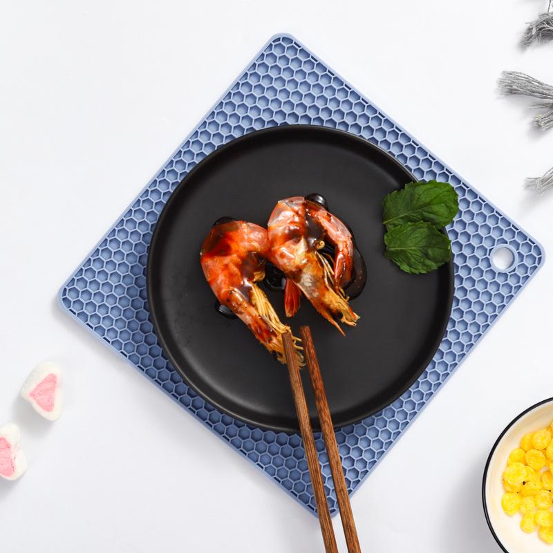 Food-Grade Silicone Honeycomb Heat-Resistant Placemat Coaster