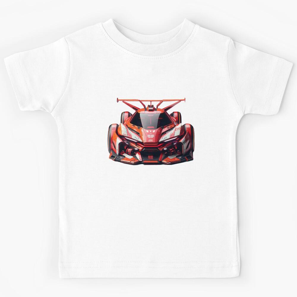 Futuristic Racing Machine: An Evangelion-Inspired Speedster Kids T-Shirt 110