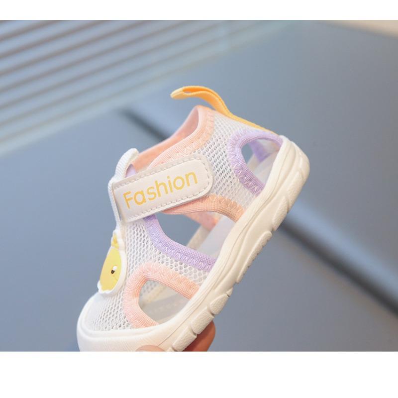 Summer Baby Sandals Soft Sole Non-slip Male Treasure 1-2 Years Old Female Bag Head Baby Shoes Breathable Infant Toddler Sandals