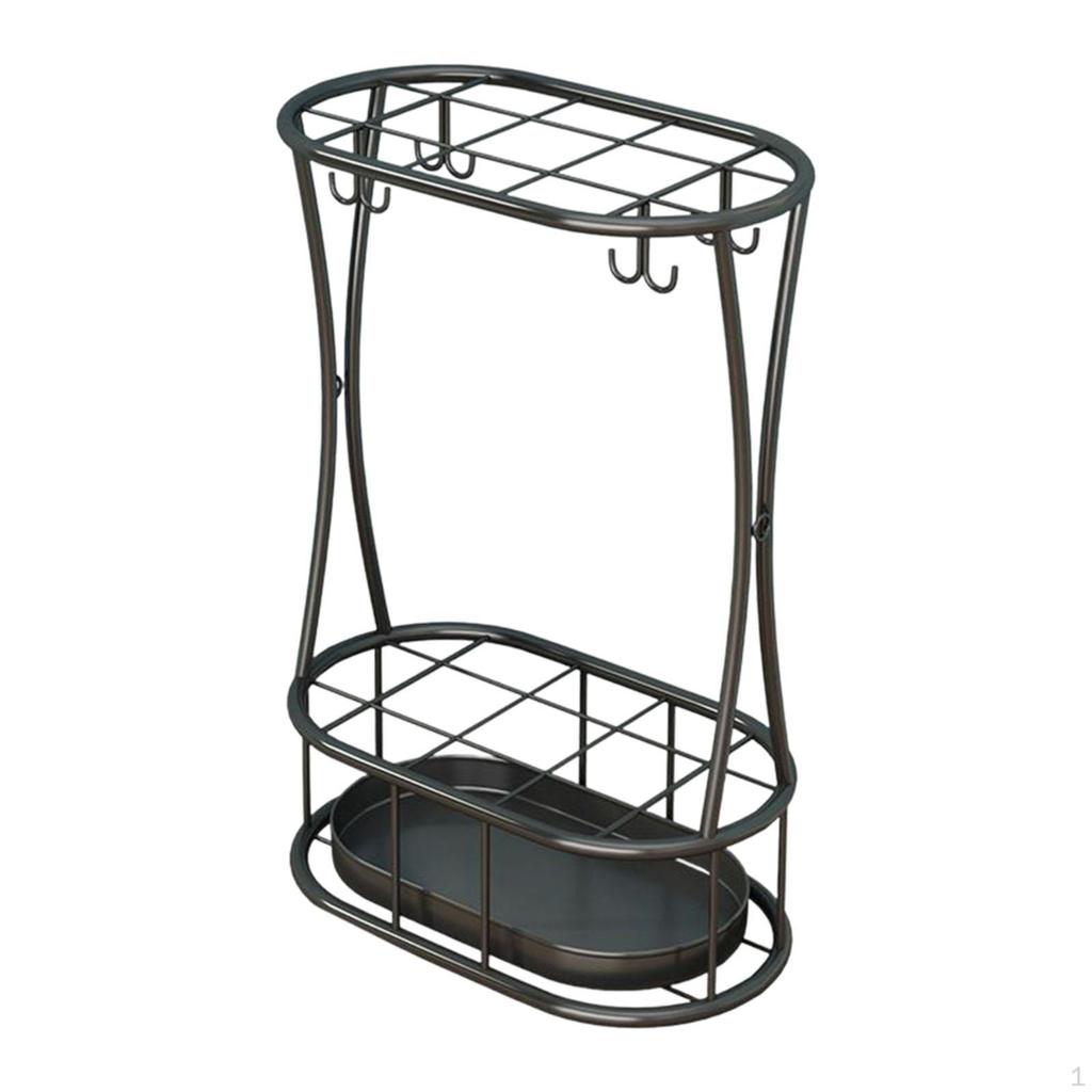 Contemporary Umbrella Storage Solution with Drip Tray