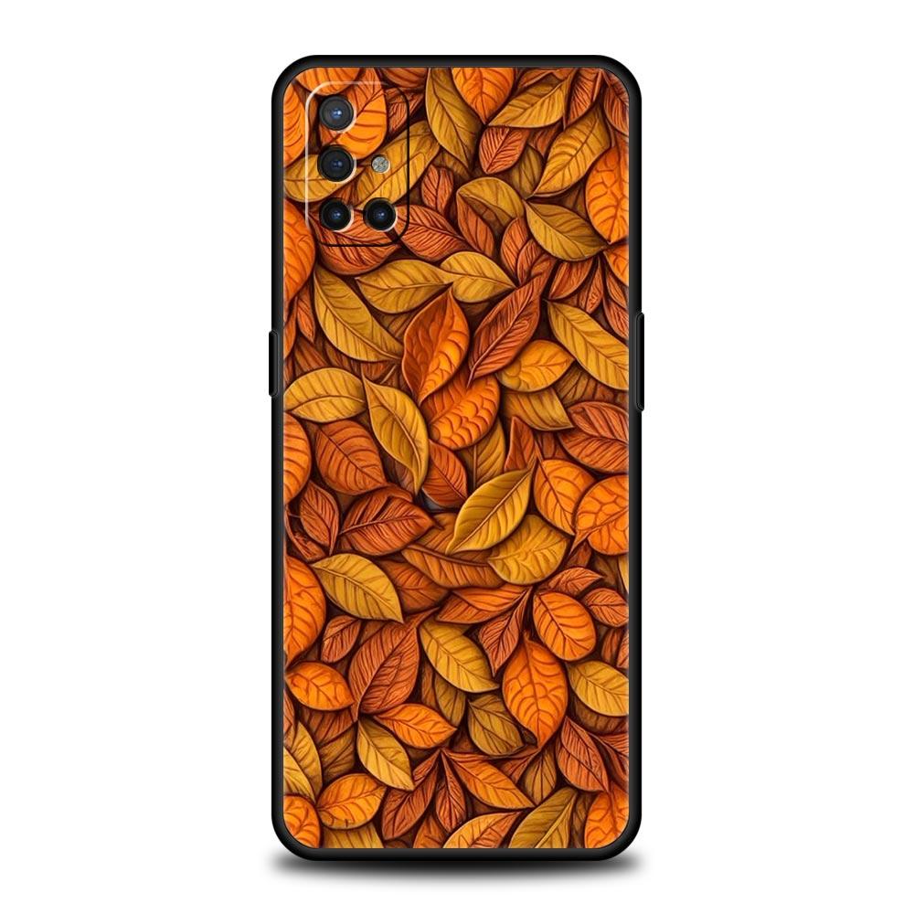 Cartoon Leaf Phone Case For Oneplus 13R 13 12R 11 10T 10R Nord N100 N200 N10 10 9 9R 9RT CE 3 2 Z Pro 5G Soft TPU Cover Fundas