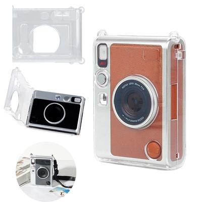 Transparent Instant Camera Case Wear Resistant Crystal Protective Cover Hard Shockproof for Fujifilm Instax Mini EVO