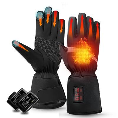 Heated Glove Liners for Men and Women Windproof Touchscreen Anti-Skip with Rechargeable Battery for Man Woman Winter Hand Warmer