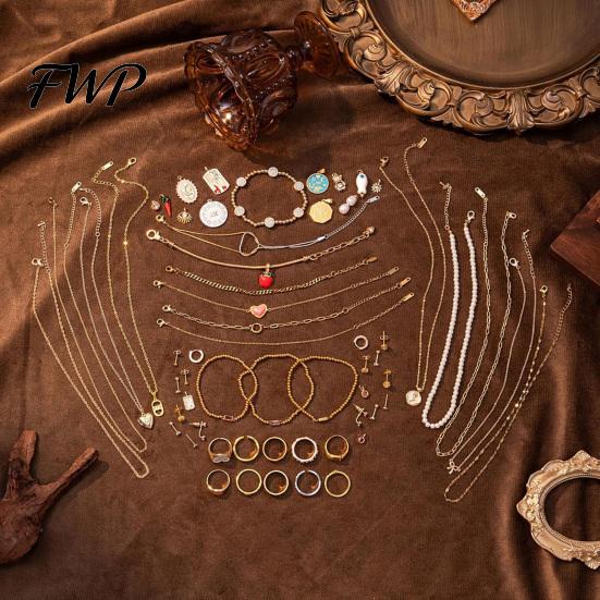 Build Your Own Jewelry Collection Mystery Jar for Women, Vintage Surprise Set, Random Trendy Multi-style Pack Mixed Box with Necklaces, Earrings,