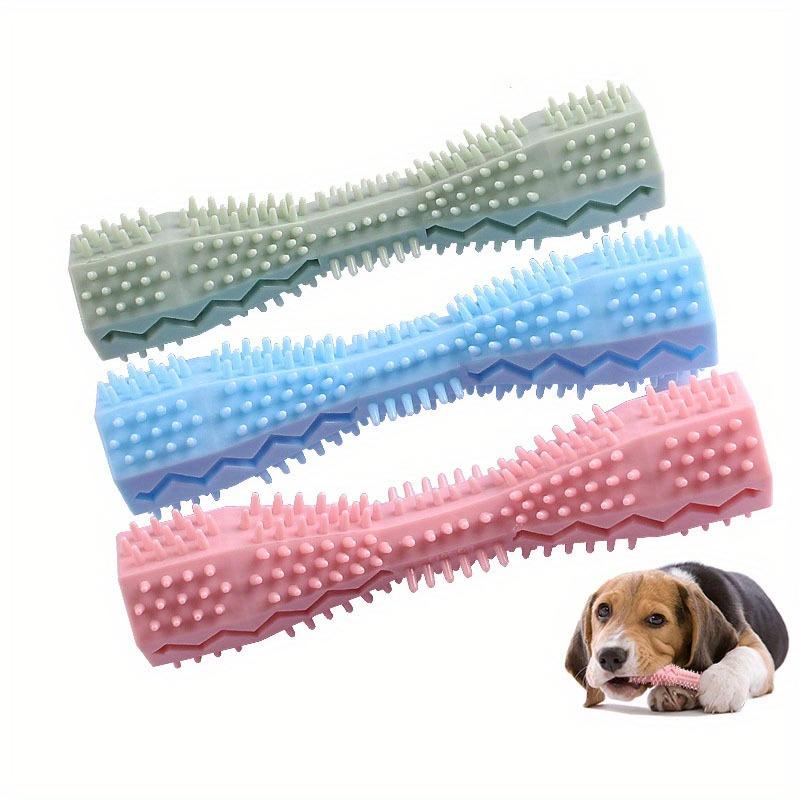 Dog Toothbrush Durable Dog Chew Toy Stick Soft Rubber Tooth Cleaning Pet Toothbrush Molar Pet Supplies
