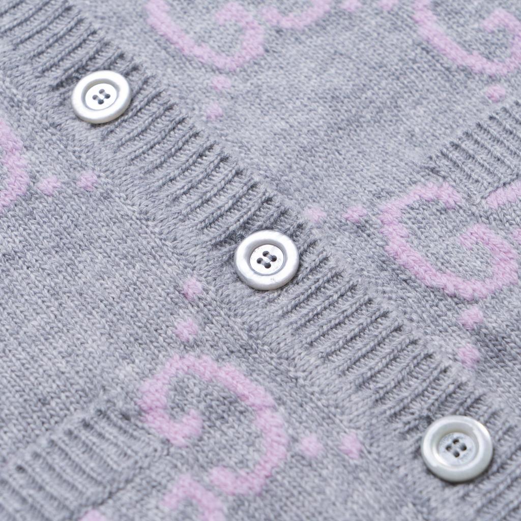 GUCCI Gg Knit Button-Up Cardigan 772886-XKB3V-1124