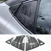 New 2pcs Racing Side Rear Quarter Window Louvers for Toyota Camry 9th 2025 2026 (Carbon Fiber Style 4pcs)