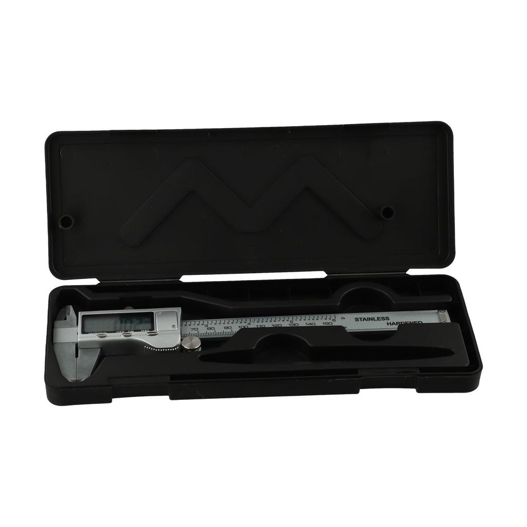 0 - 150 Mm Stainless Steel Digital Vernier Caliper 1 X Button Cell 1.55V