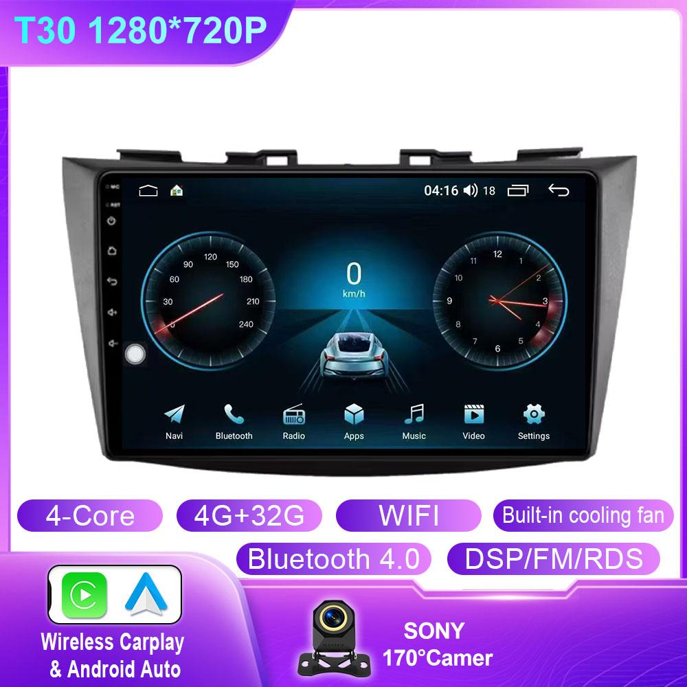 

Android 14 автомобильное радио для Suzuki Swift 4 2011 - 2017 беспроводной Carplay авто радио мультимедийный проигрыватель 4G Wifi GPS DSP навигация GPS