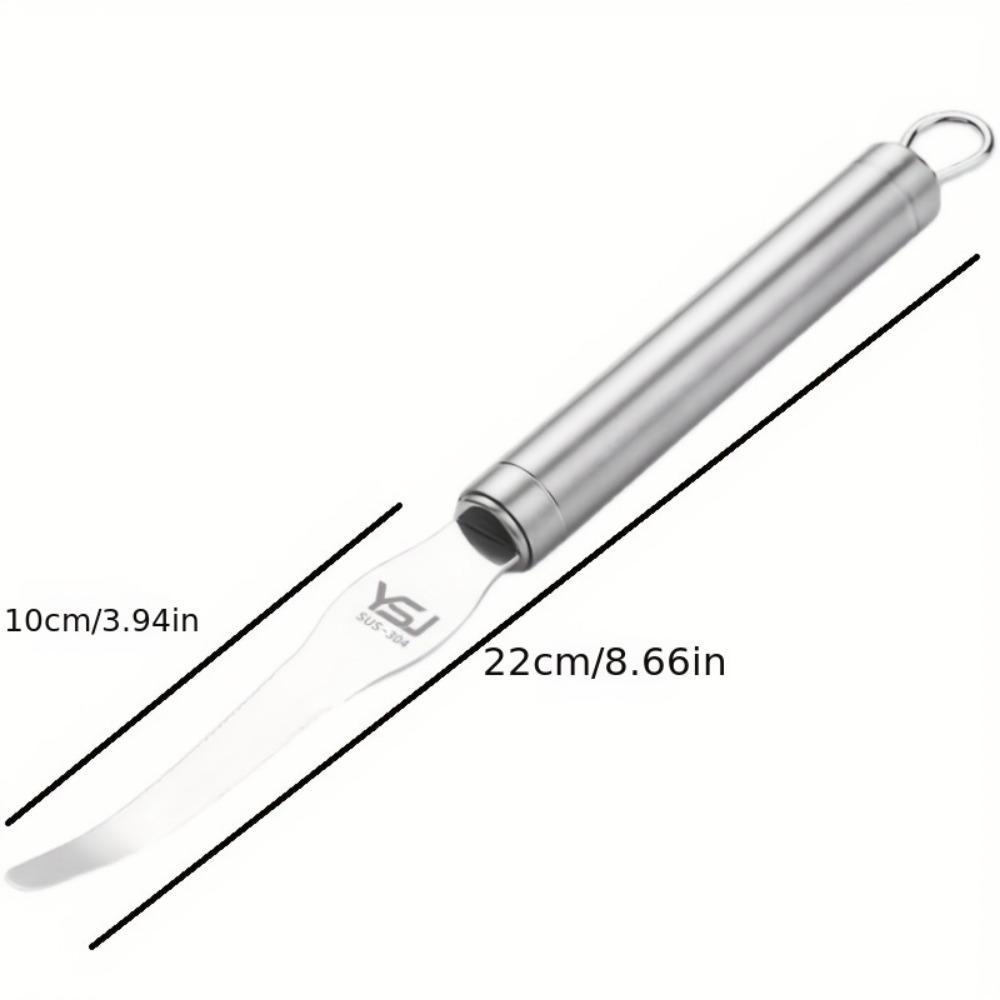 1 stück Edelstahl Orangenschäler Werkzeuge Citrus Peel Cutter Leicht Öffnen Zitrone Gemüseschneider Obst Küchenhelfer
