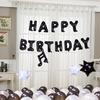 Happy Birthday Aluminum Foil Balloon Set Festive Party Decoration For Celebrations