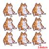 10 Pcs/lot Wholesale Embroidery Patch Iron On Patches For Clothing Patches On Clothes Jackets Decor Applique Sew Supplies