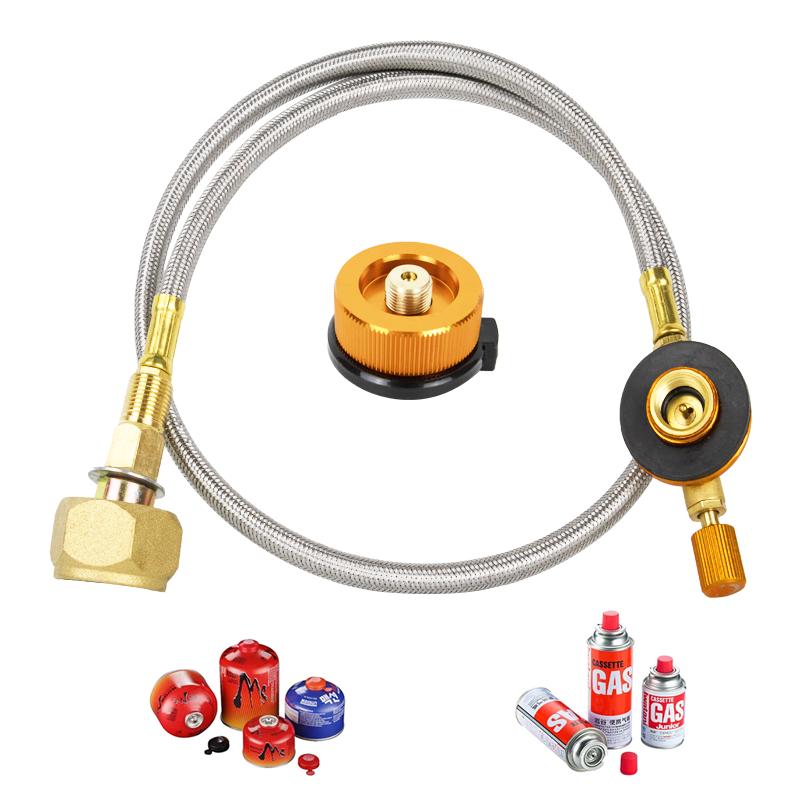 Aragaz cu Gaz pentru Camping în Aer Liber Adaptor Reumplere Propan Butelie Plată GPL Adaptor Gaz Butan Accesorii Gaz Camping