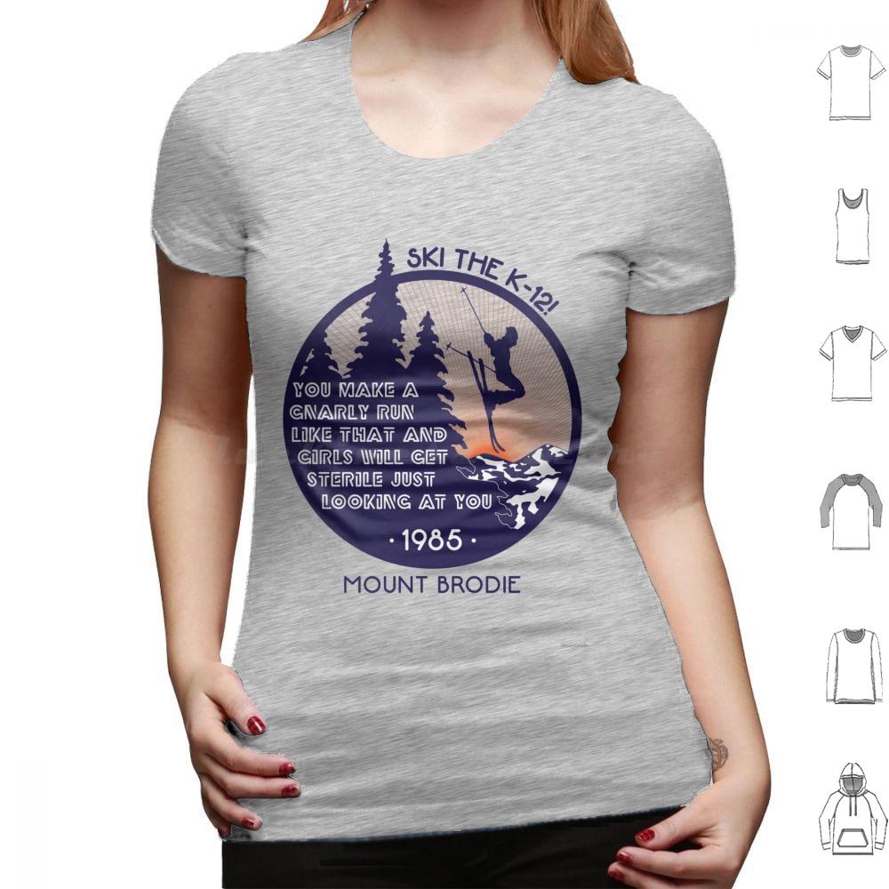 Gnarly Run T Shirt Big Size 100 Cotton K12 K 12 Betteroffdead 80s 80smovie Ski Skiing Eighties Skier 1985 Movie