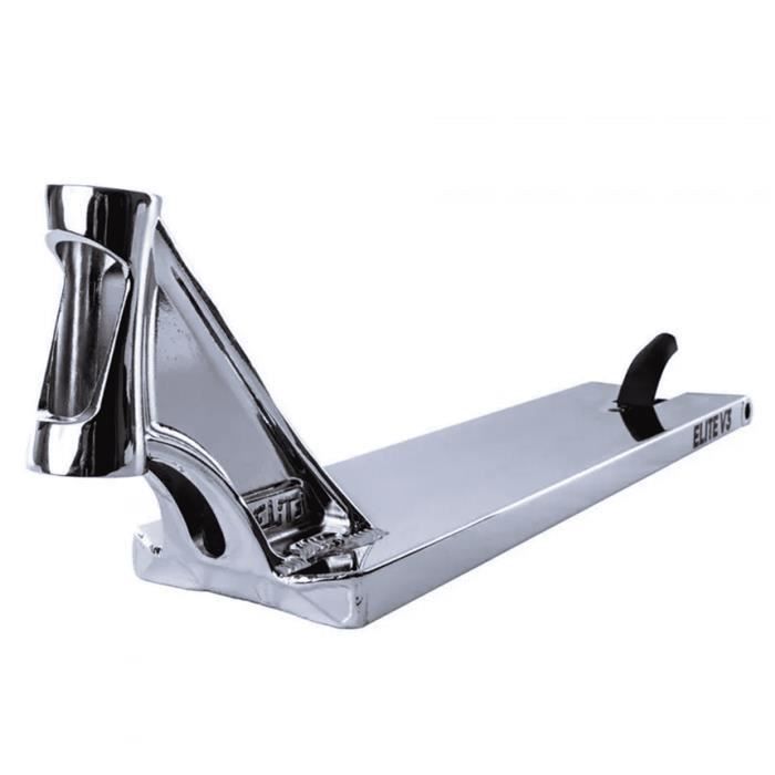 Deck trottinette - ELITE - Supreme V3 - 225 x 5 cm - Aluminium - Chrome