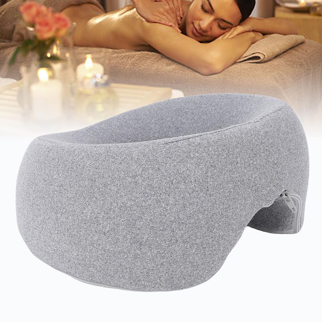 Face Down Pillow Memory Foam Face Cushion Breathable Massage Table Headrest for Beauty Bed