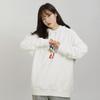 New MLB x Disney Sweatshirt Unisex Ivory White 3AHDD1014-50IVS