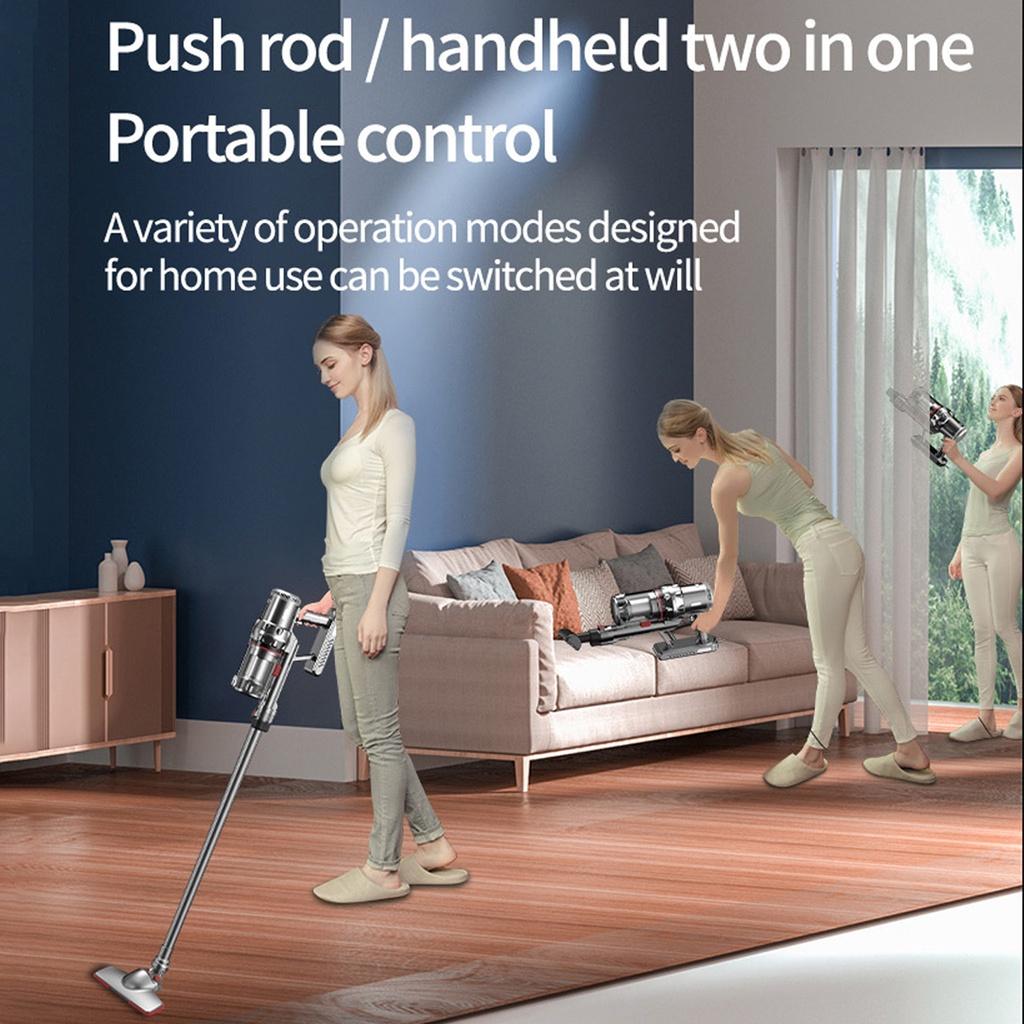 Aspirator stick portabil fără fir 2000W, ușor, cu aspirație puternică, fără fir, pentru casă/mașină, portabil, ucigaș de acarieni de praf